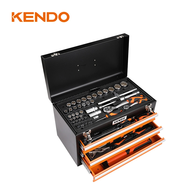 Conjunto de Ferramentas de Reparação Domésticas Kendo 86 Pedaços de Car Repair Tool Kit de Ferramenta Manual de Reparação