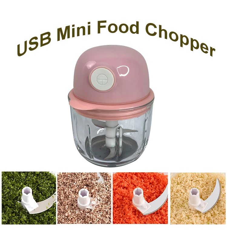 Mini Chopper Portable Household Multifunctional Blender with USB Socket