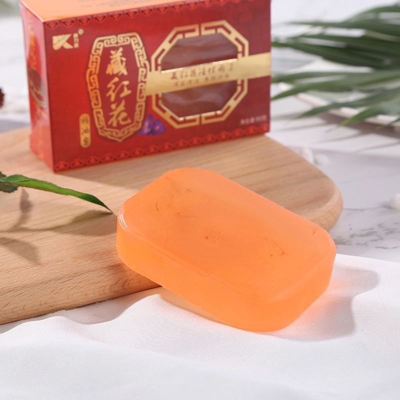 100g Saffron Scented Skin Care Essential Oil Handmade Soap