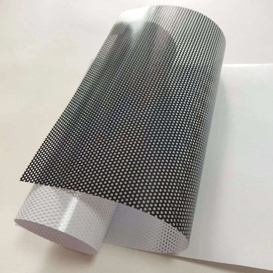 Best Cost Effective Self Adhesive One Way Vision Vinyl Perforated Film