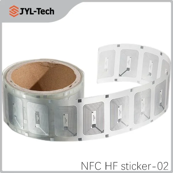 ISO18000-6c NFC UHF Passive Programmable Adhesive Sticker RFID Label Tag