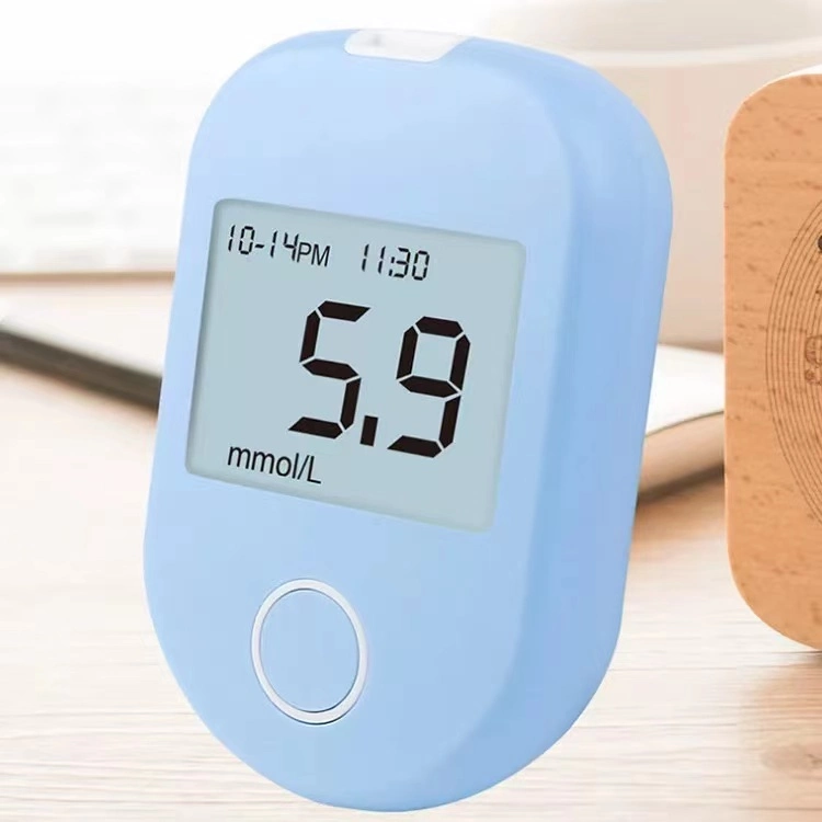 Глюкоза монитор Glucometer измерителем уровня глюкозы в крови Glucometer с помощью полосок для проверки