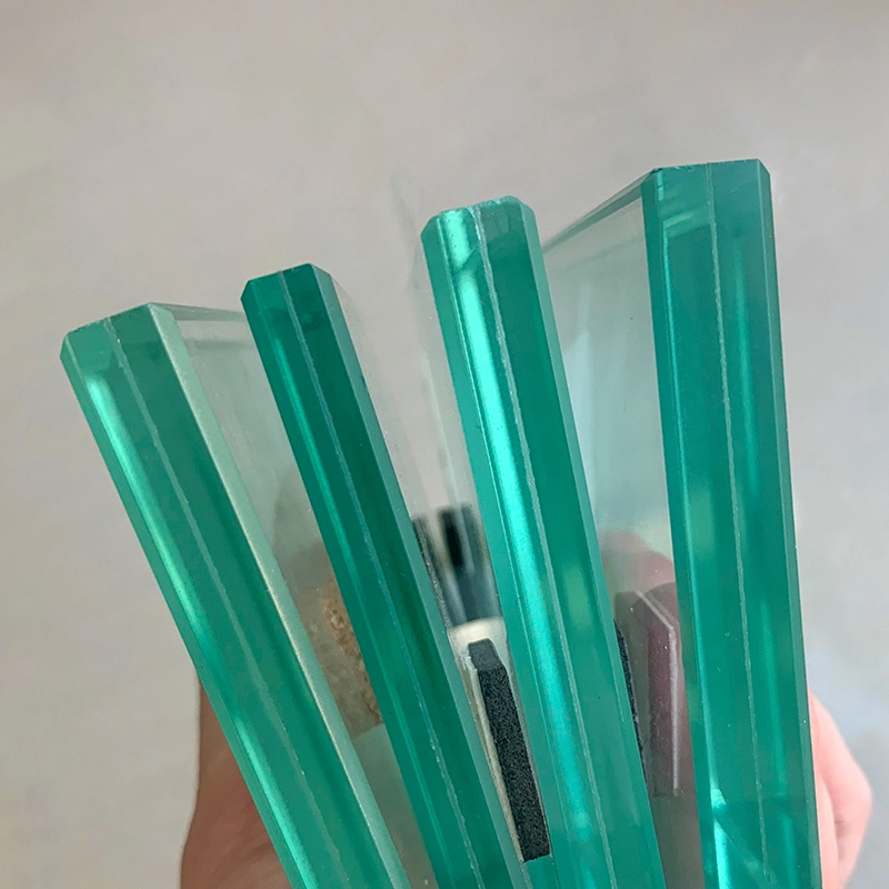 Verre de construction laminé de sécurité en verre trempé PVB de salle de bains de 6 mm, prix de gros par mètre carré.