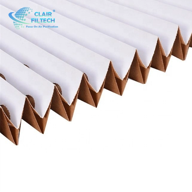 Folded Dry Type Paint Filter Overspray Paint Spray Booth Cardboard Paint Filter Paper Fresh Spray Booth Folded Dry Type Cardboard Filter Paper