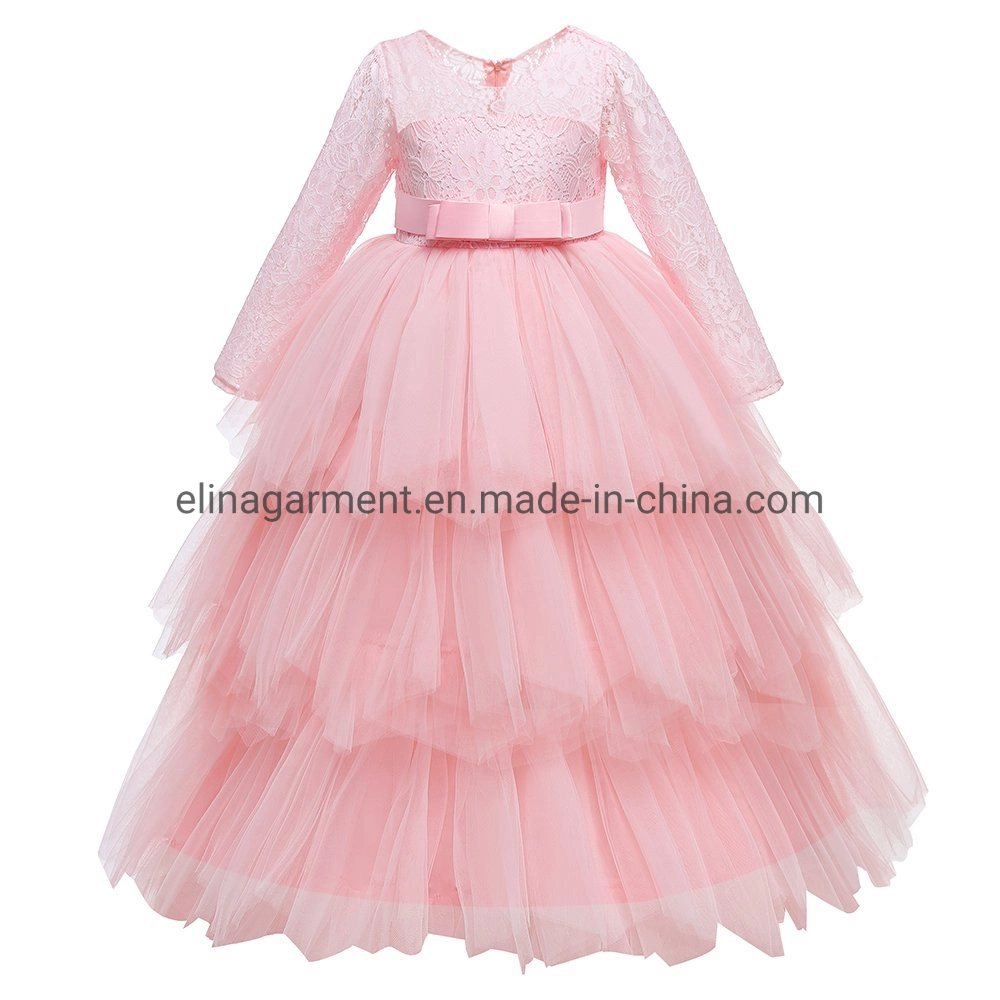 Children Apparel Baby Wear Girls Party Garment Wedding Dress Ball Gown Princess Frock Sweet Cake Dress