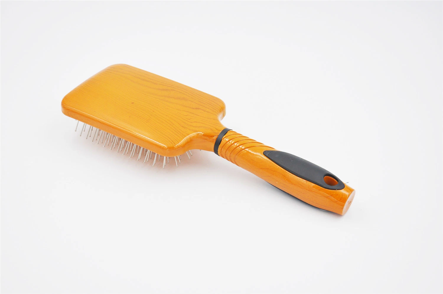 Water Transfer Wooden Effect Hair Brush