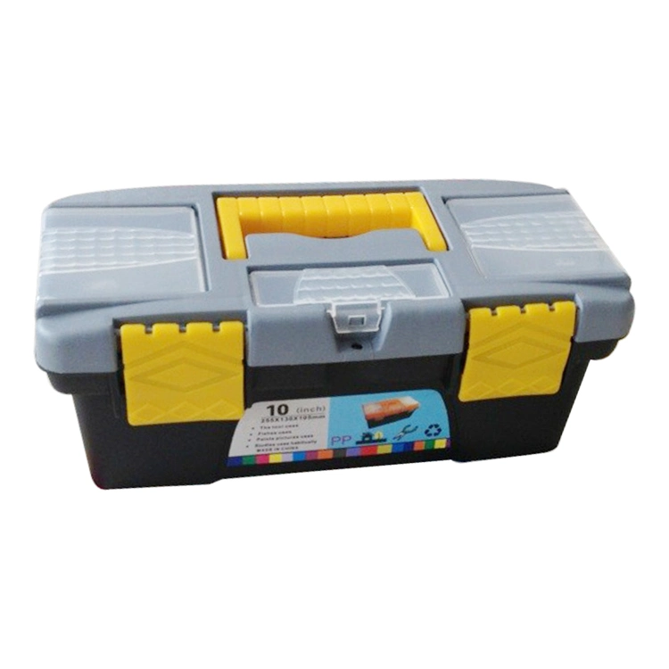 10.5 Inches Mini Tool Box with Handle Compartment Storage Organizers Toolbox Hardware Tool Box