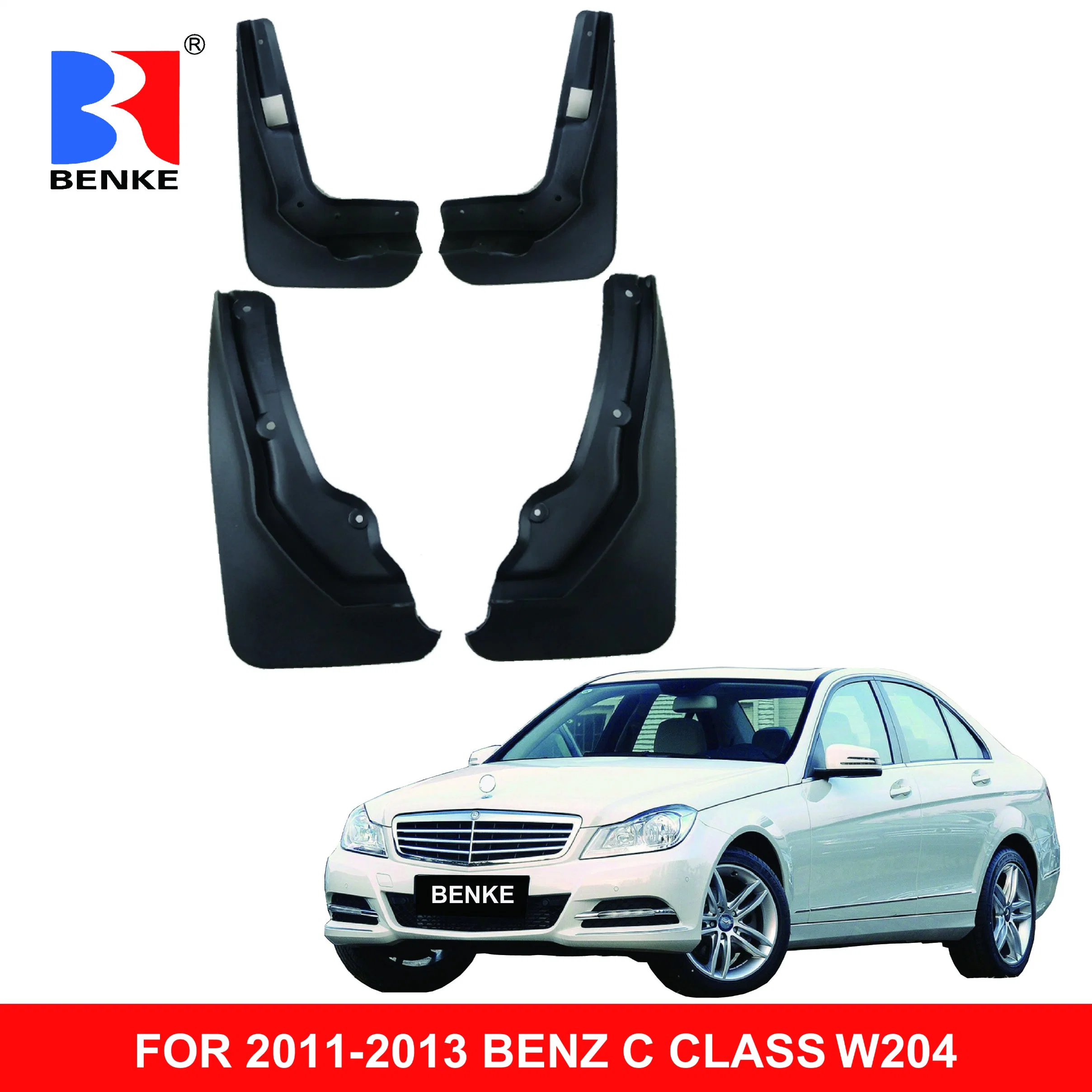 4X4 Car Accessories Injected Mud Guard for Benz Glc / E Class W212 / W204 C Class / W205 / Gla / W213 Mud Guard Flaps OEM Fender