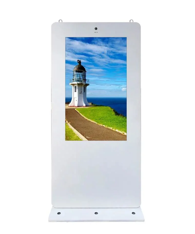High Brightness Outdoor Floor Stand Digital Signage Industrial Electronic Digital Video Player Advertising LCD Display Screen