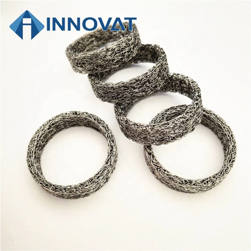 Wire Mesh Gauze Filter Stainless Steel Compressed Knitted Wire Mesh Gasket Snow Foam Lance Compressed Knitted Filter Mesh Gasket