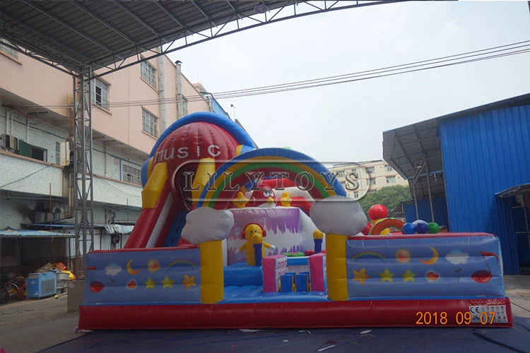 Inflatable Bouncer Fun City Amusement Park for Kids