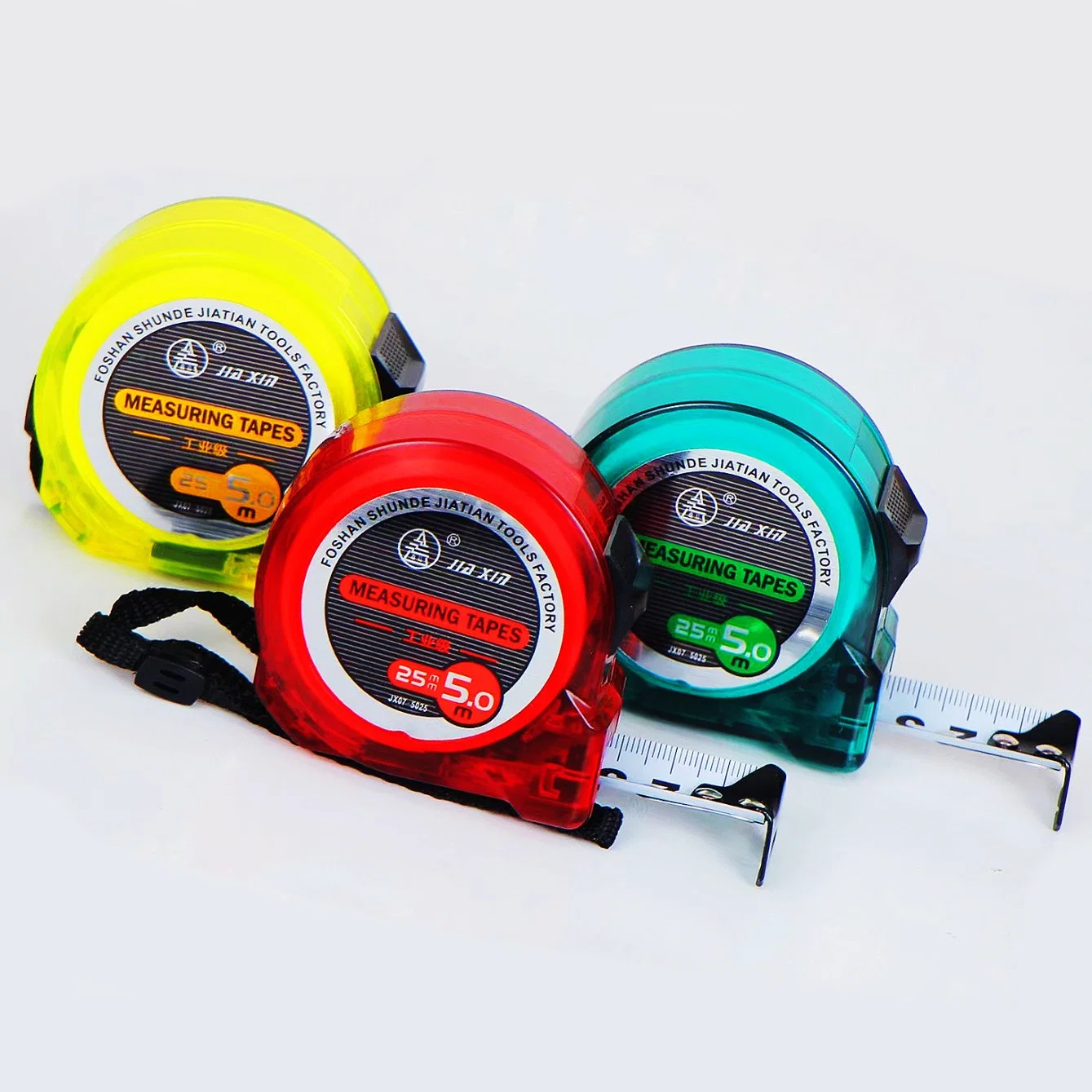 High quality/High cost performance Transparent Color Steel Tape Measure Can Be Customized Color