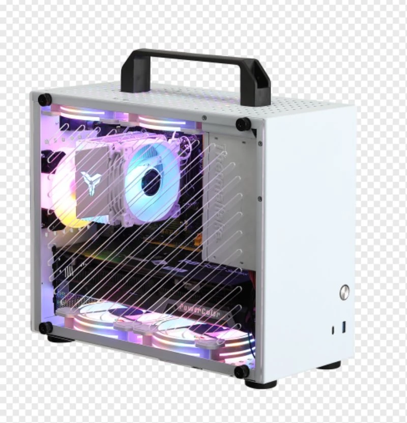 Nouveau Super Hot Micro ATX OEM Gaming Computer boîtier PC Blanc Design en verre trempé panoramique