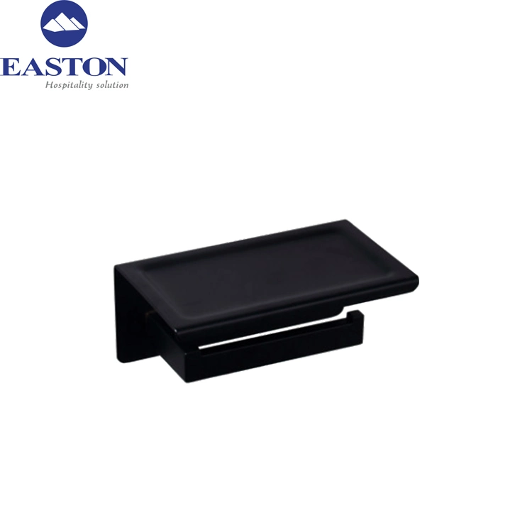 Hotel Bathroom Accessories Wall Mounted Black Towel Bar