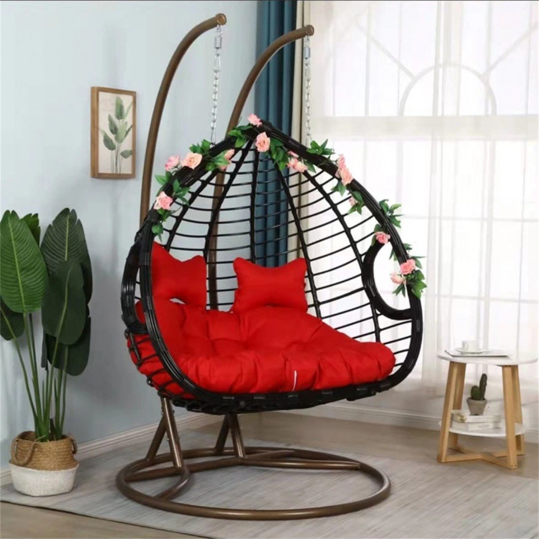 Design Outdoor Patio Metal Furniture Hanging Chair Garden Swing with Adjustable