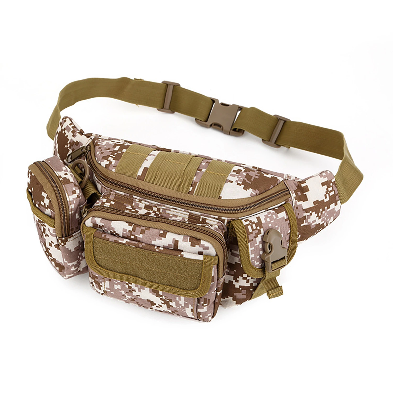 Water-Resistant Hip Belt Military Style Fanny Tactical Waist Bag Pack Ci24148