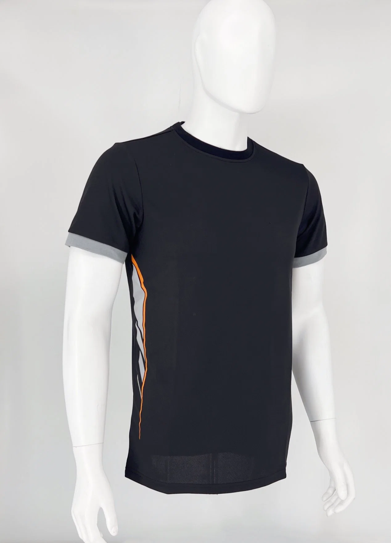 Sommer Black Fashion Herren Sport Kurzarm