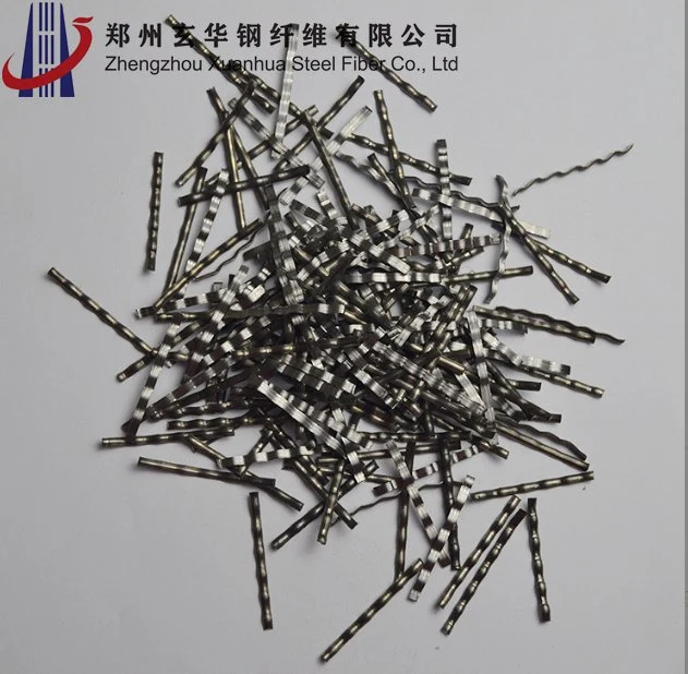 Shear Steel Fibre Cut Sheet Crimped Concrete Stainless Steel Fiber Architecturally