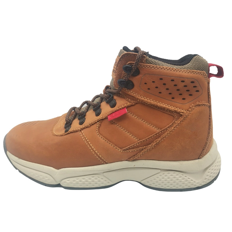 Hiking Boots China Factory Wholesale Outdoor New Faux Leather Upper Trekking Shoes Men