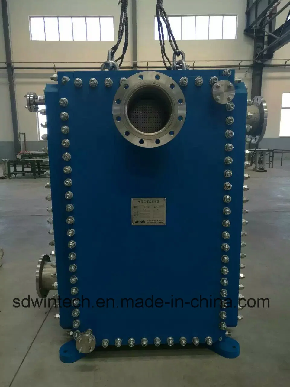 ASME Standard Welded Stainless Steel Plate Heat Exchanger for Oil and Gas Chiller