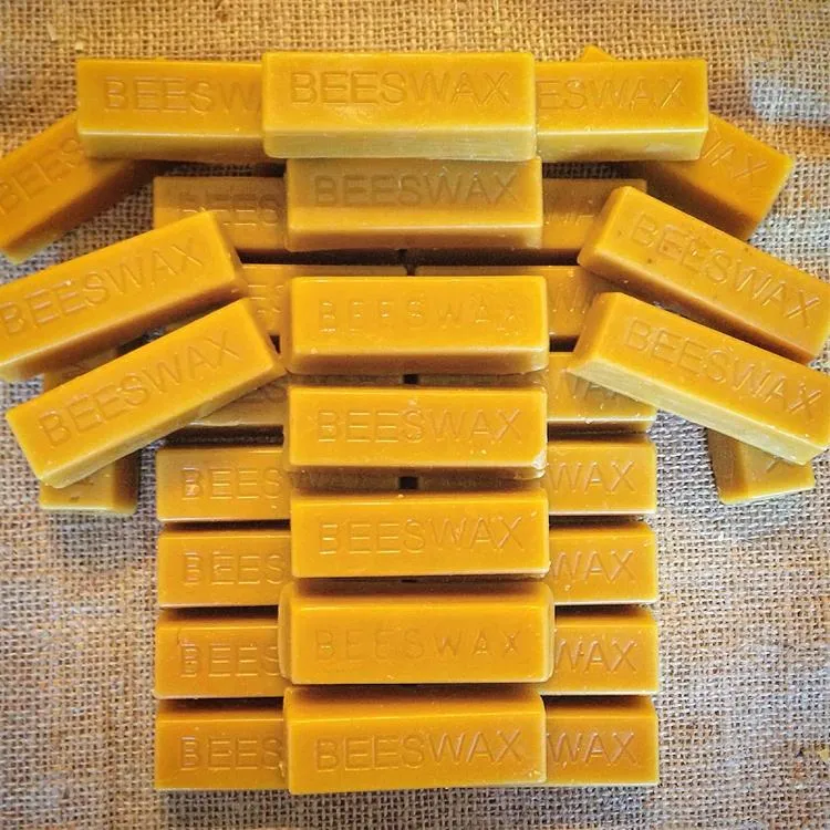 Pure Beeswax Natural Organic Bee Wax Slab Yellow Beeswax Blocks for Candle Making