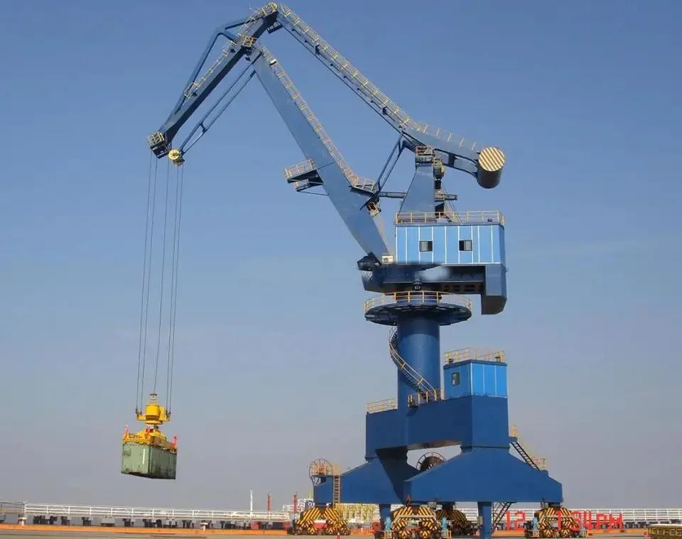 Container Loading 35t Floating Dock Portal Crane