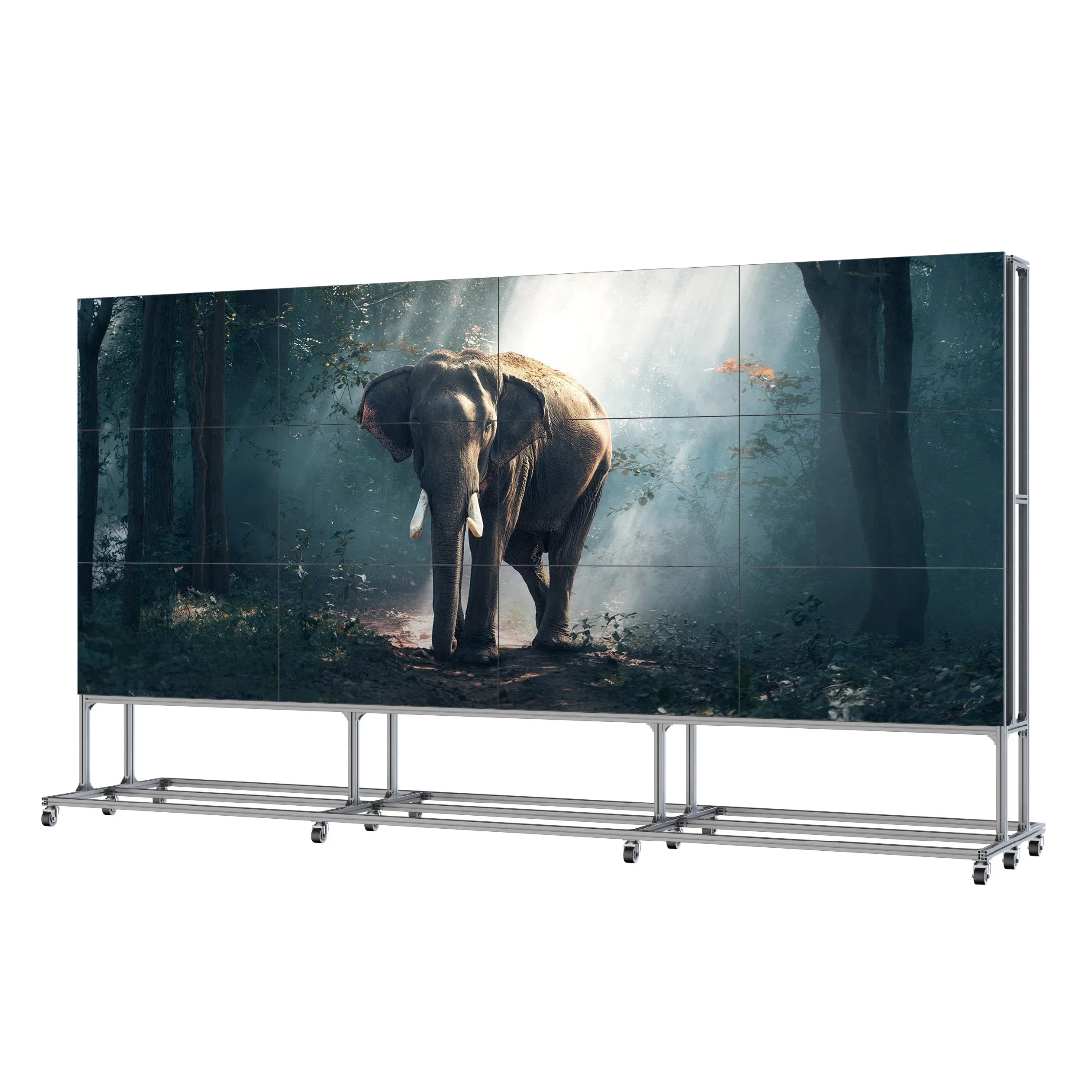 Advertising Sticker LCD Video Wall 46inch 3.5mm 2 X 3 Advertising Caps Digital Signage Mount Digital Tablet Shelf Signage