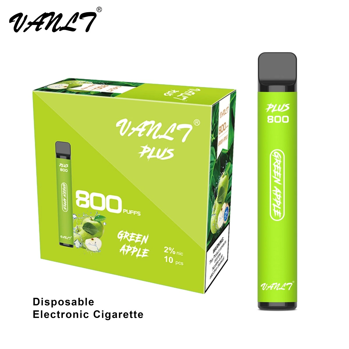 Smooth Smoke Disposable Vanlt Plus Vape Pen 800 Puff Plus 2ml E-Liquid 550mAh Battery