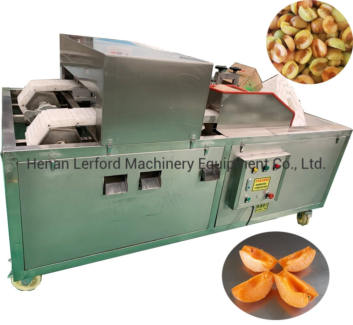 Automatic Apricot Pitting Machine Auto Apricots Pitter Equipment Cheap Price for Sale