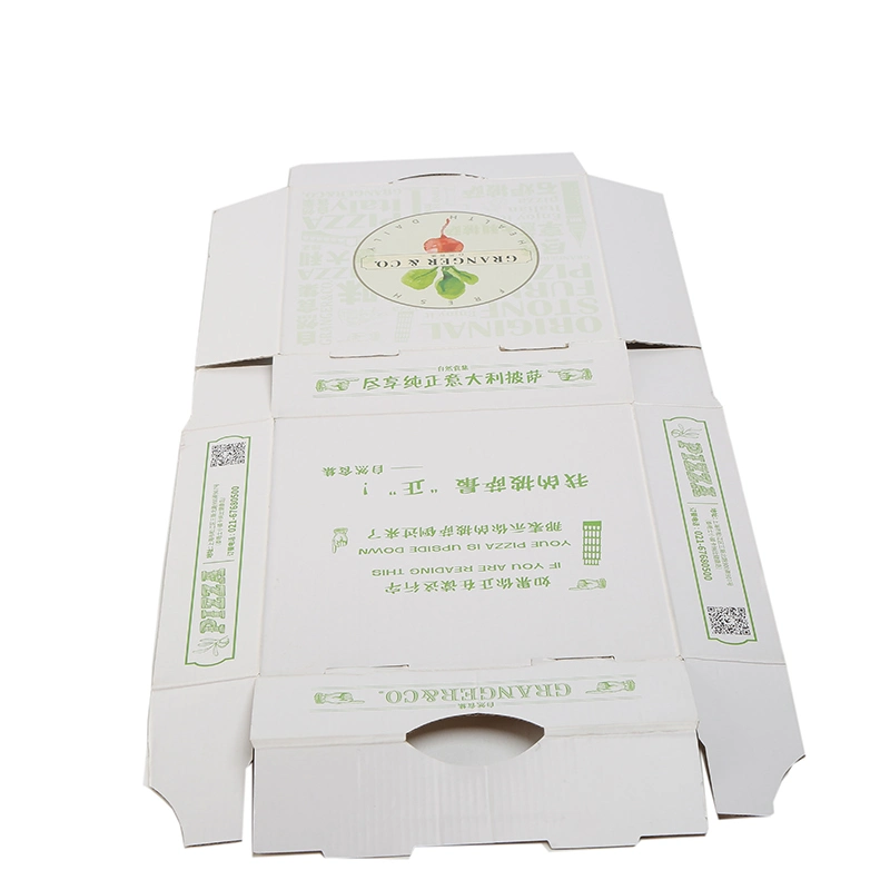 9 pouces carton fournisseur Custom Design emballages imprimés boîtes à pizza Avec logo