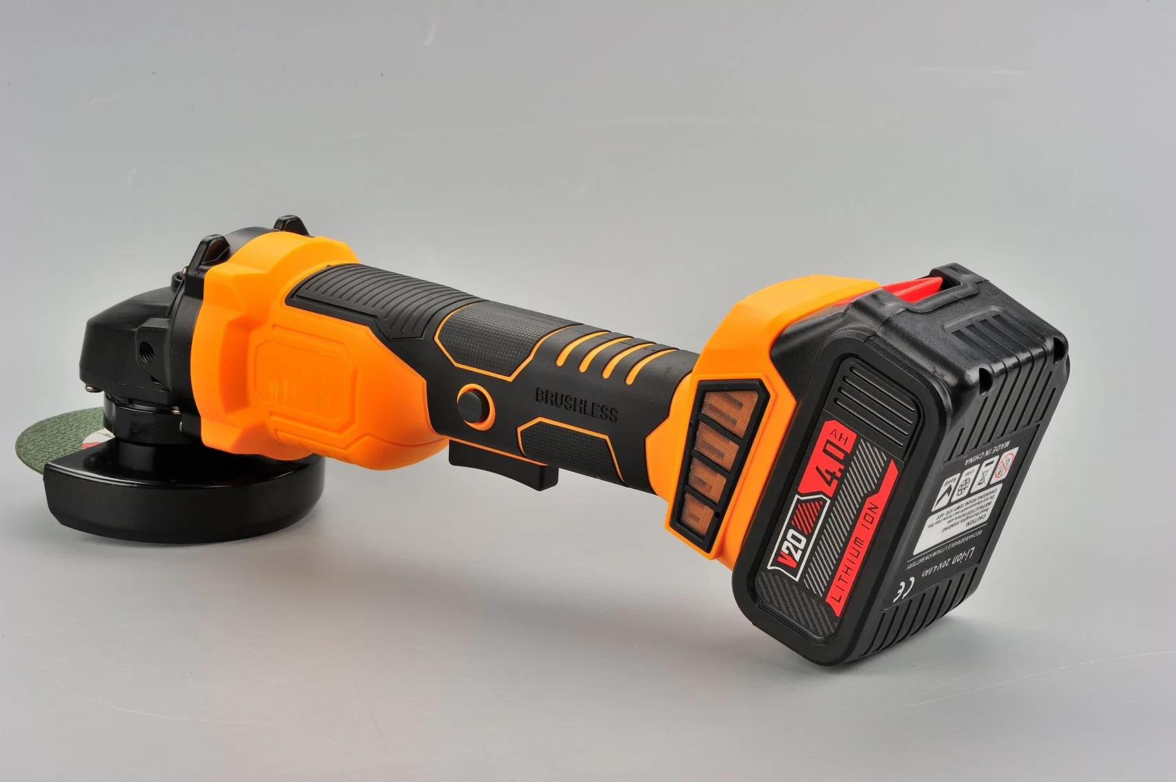 Portable Power Tools 18V / 20V Brushless Cordless Angle Grinder 115mm Electric Cut off Machine Total Angle Grinder