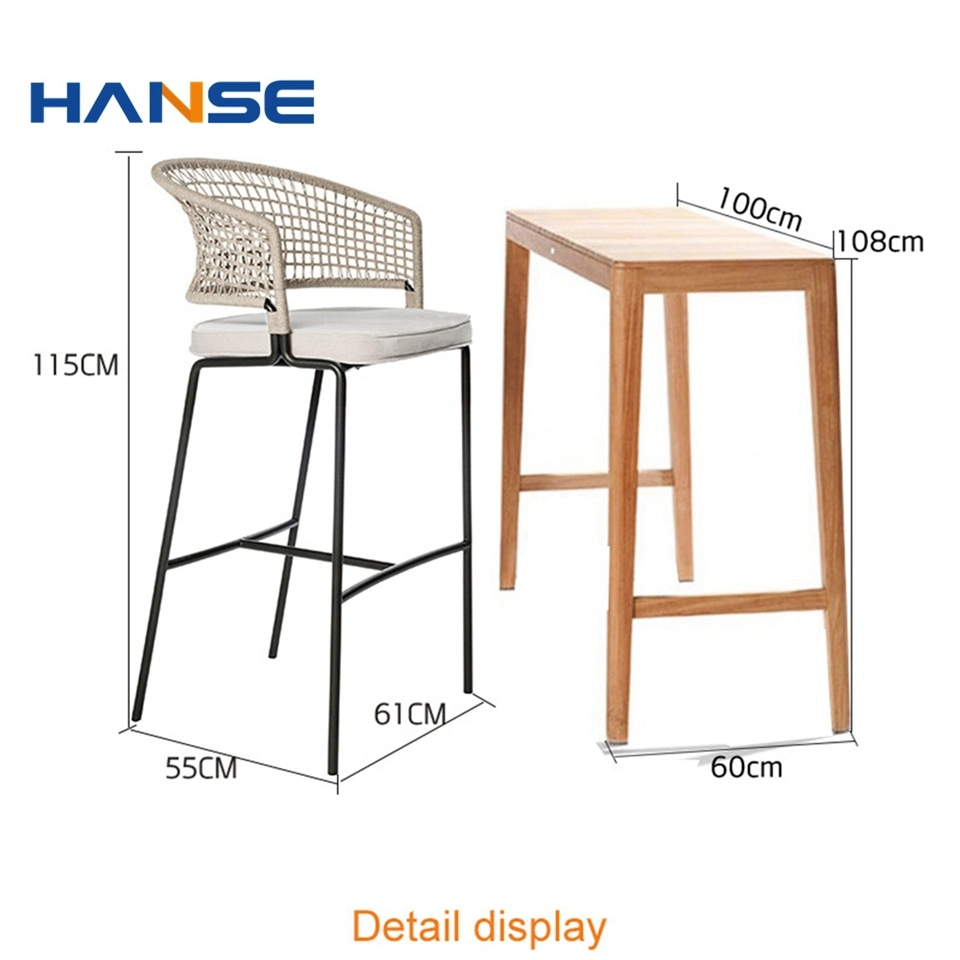 Hotel Simple Different Colors Outdoor and Indoor Dining Chair Metal Rattan Chair with Low Price