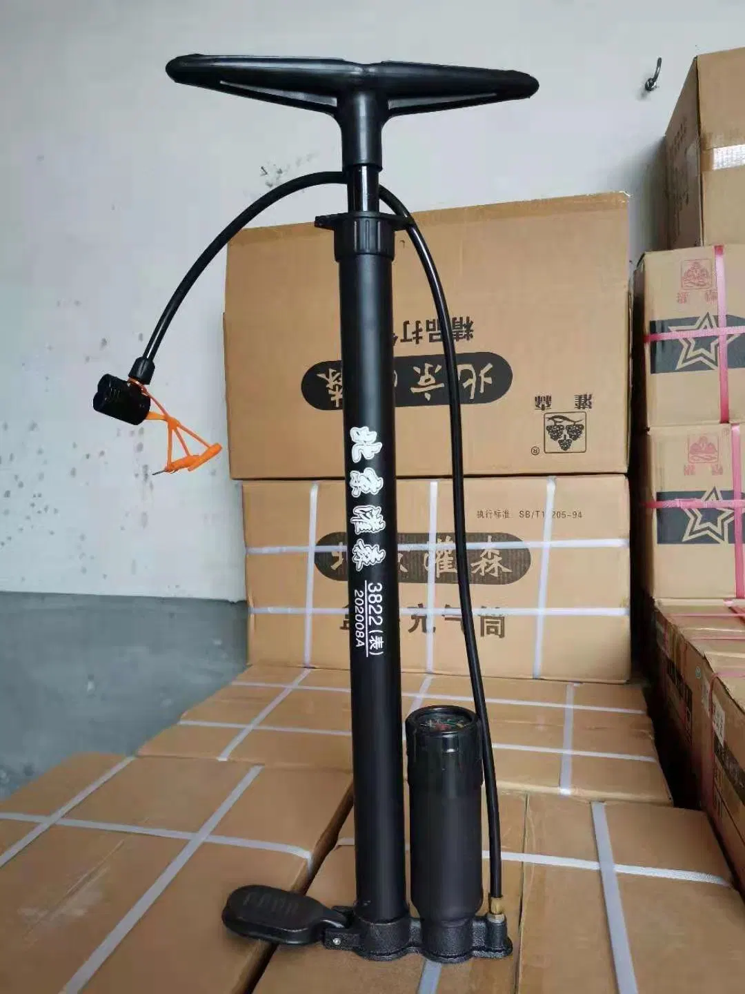 Fahrrad-Pumpe Schnell Aufblasen Diyife Tragbare Bodenpumpe Ergonomische Anti-Leck Fahrradluftpumpe