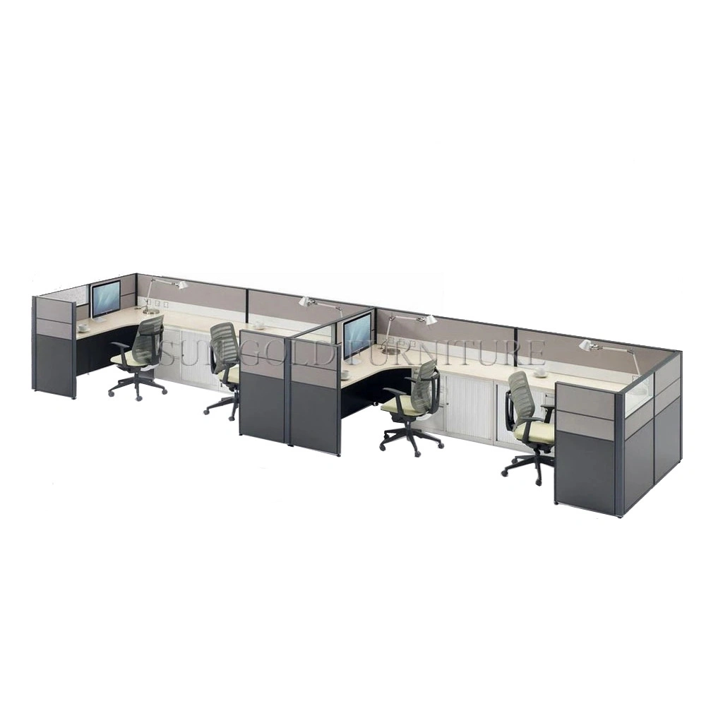 Modern Workstation One Side Desktop Partition Linear Call Center (SZ-WS538)