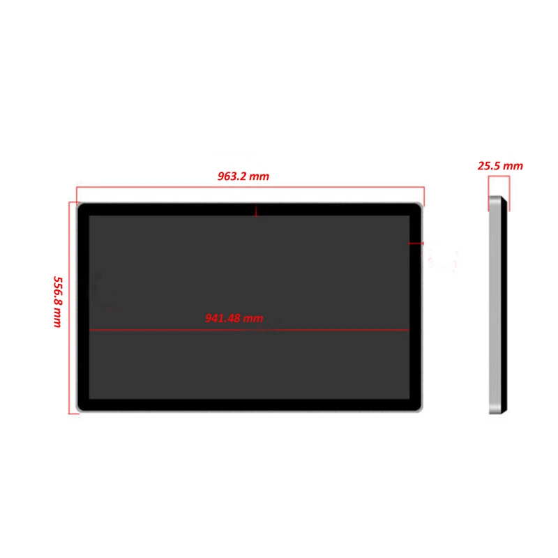 43 Inch TFT LCD Module with 3840*2160 Pixel/Full View/IPS for LCD Monitor/LCD TV/Advertising/Kiosk/ATM/White Board/Smartboard Display