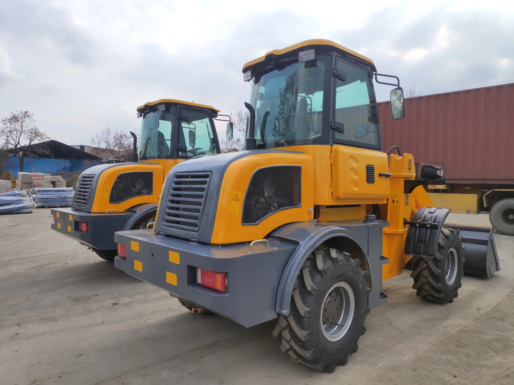 Mini cargadora de ruedas Zl920 multifunción China camión tractor con retroexcavadora Digger