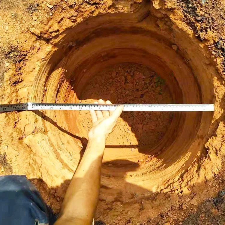 Hidráulico de alta eficiencia del sinfín de masa del agujero de la máquina excavadora