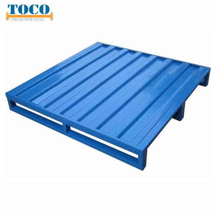 China Top Supplier Single Faced Wire Mesh Metal Pallet with Safety Edge