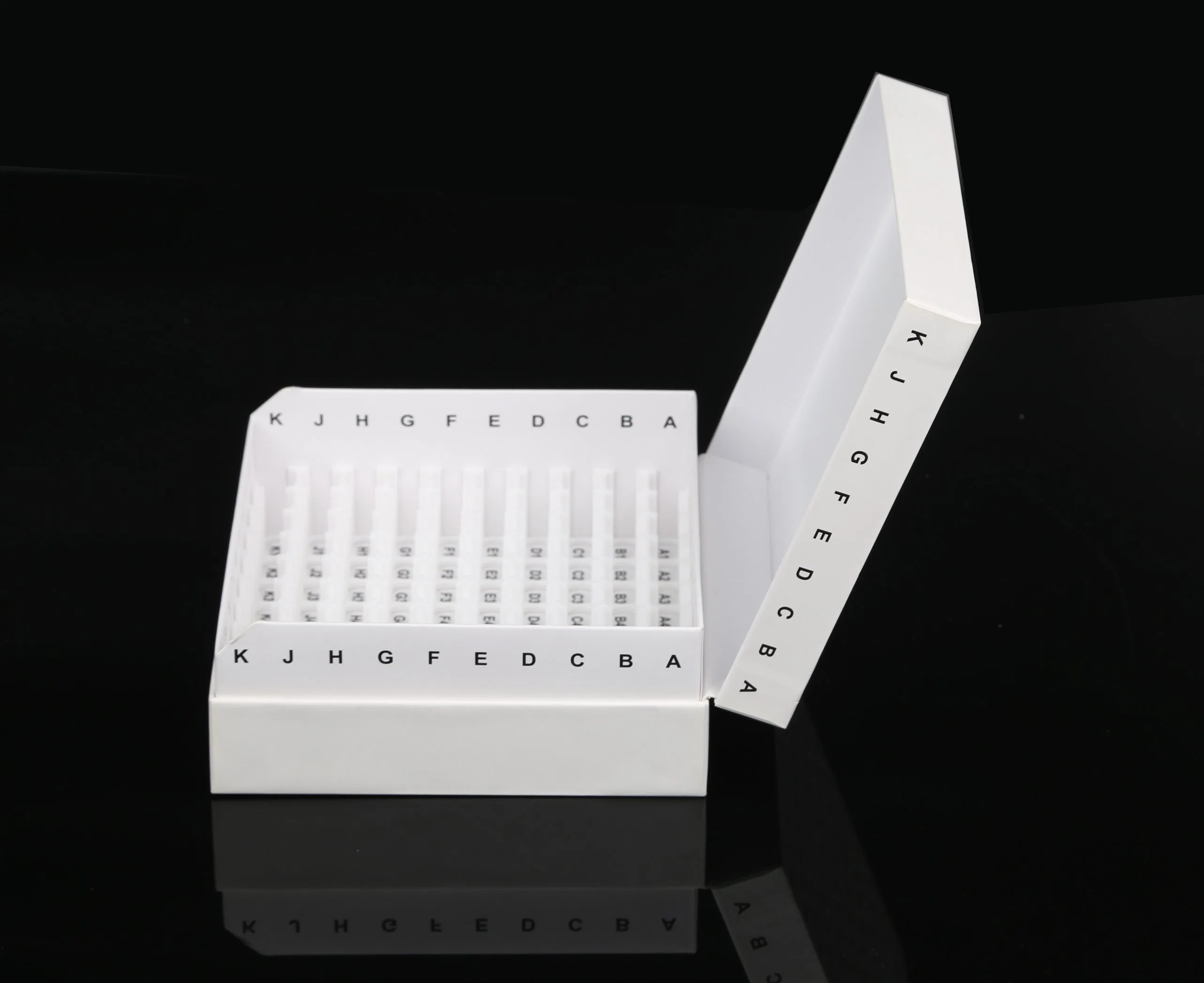 81 Wells 100 Wells 1inch 2inch 3.75inch Cryogenic Storage Low Temperature Freezing Alphanumeric Marks Laboratory Cardboard Freezer Boxes