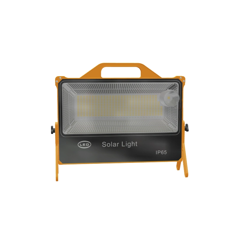 Energy Saving Portable Handle ABS Outdoor Waterproof Solar LED Flood Light