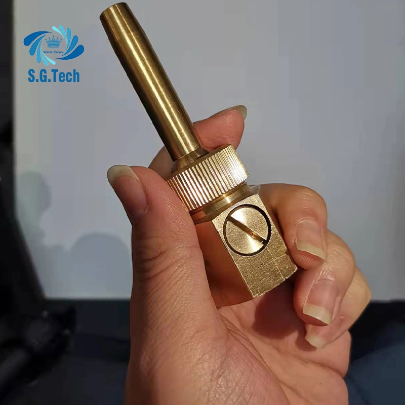 Fast Delivery Adjustable Direct Injection Copper Water Nozzle Stainless Steel Wholesale/Supplier Fountain Nozzle