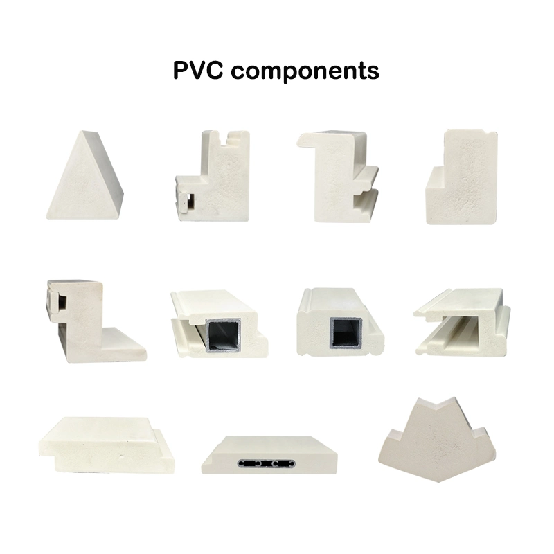 PVC Plantation Shutter PVC Profile Components for Bathroom High quality/High cost performance 