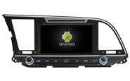 مشغل أقراص DVD للسيارة Witson Android 11 لـ Hyundai Elantra 2016 وسائط متعددة للسيارة بنظام تحديد المواقع العالمي (GPS