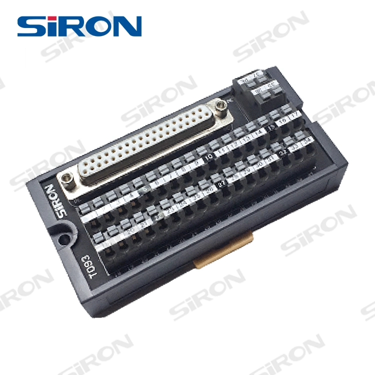 Siron PLC adecuado 9 15 25 37 44 50 Pin Wire-Saving Primavera tipo D-SUB Bloque Terminal