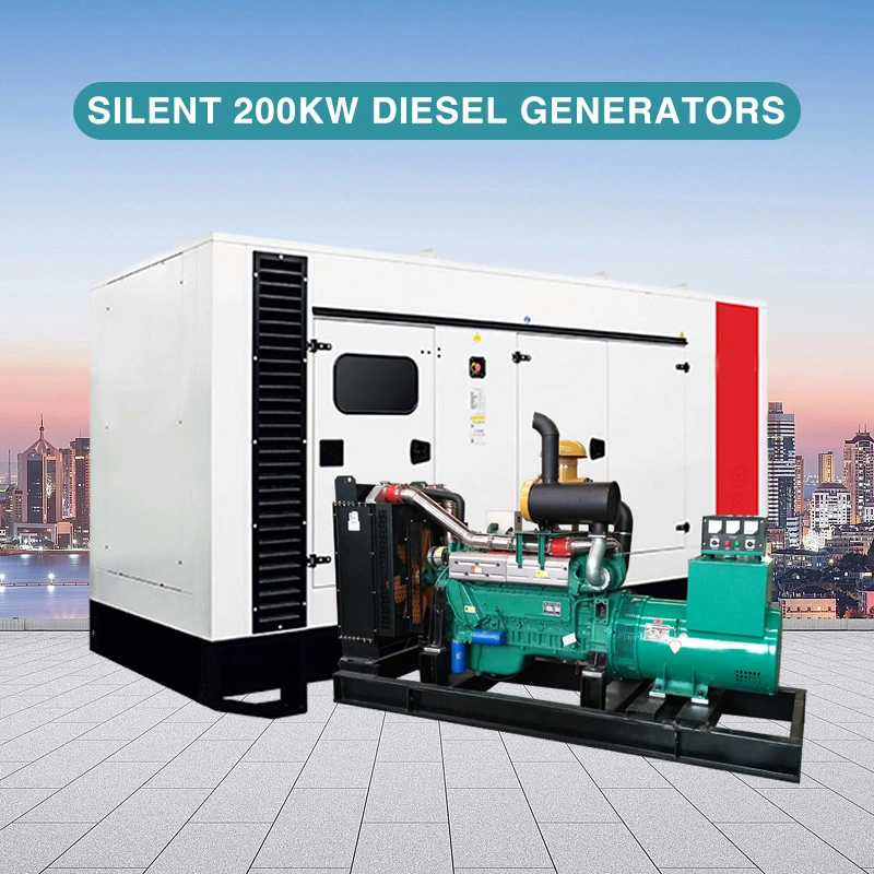 200kw Diesel Generator Power by Reliable Engine Silent Type