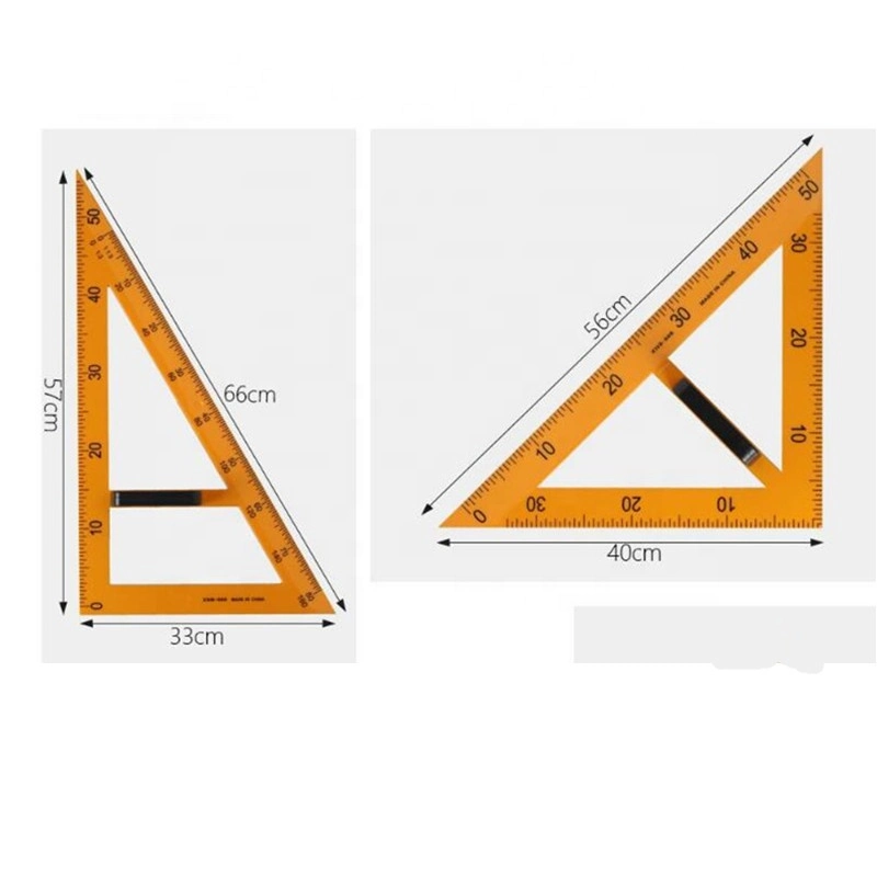 Classroom Geometry 5 Piece Set Include Compass Protractor Triangles Ruler Big for Teachers