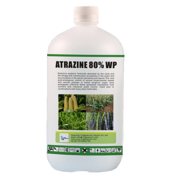 High Concentration Types of Herbicides Atrazine 80% Wp