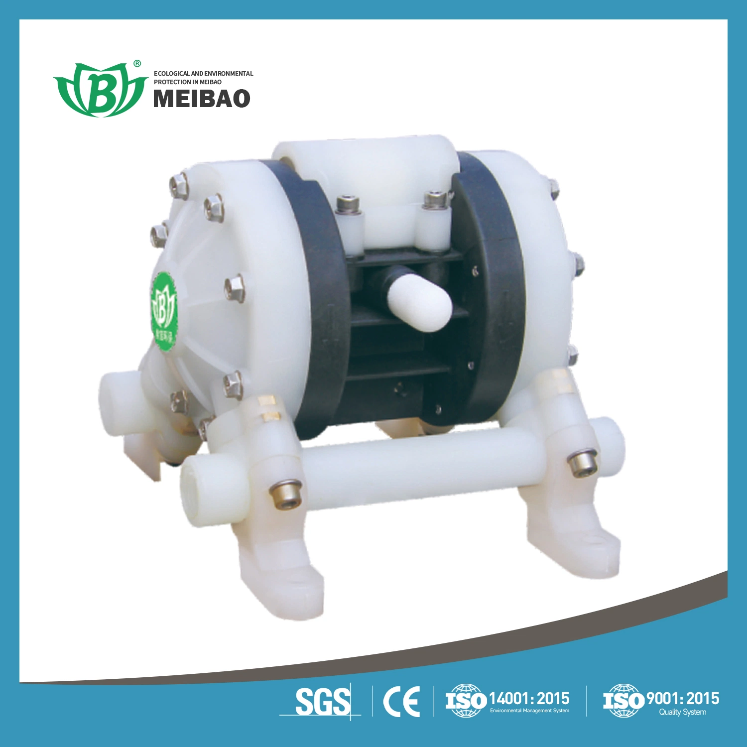 Chemical Acid Proof Double Pneumatic Diaphragm Pump to Transfer Acid Alkali Corrosion Liquids