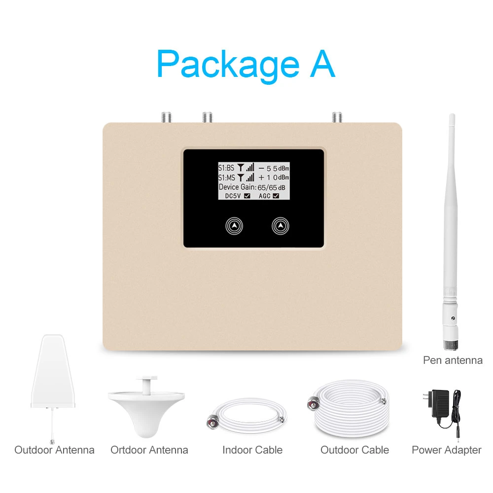 Wholesale/Supplier Dual Band AGC 2g 3G Mobile Signal Booster CDMA 850MHz+PCS1900MHz Cell Phone Signal Repeater