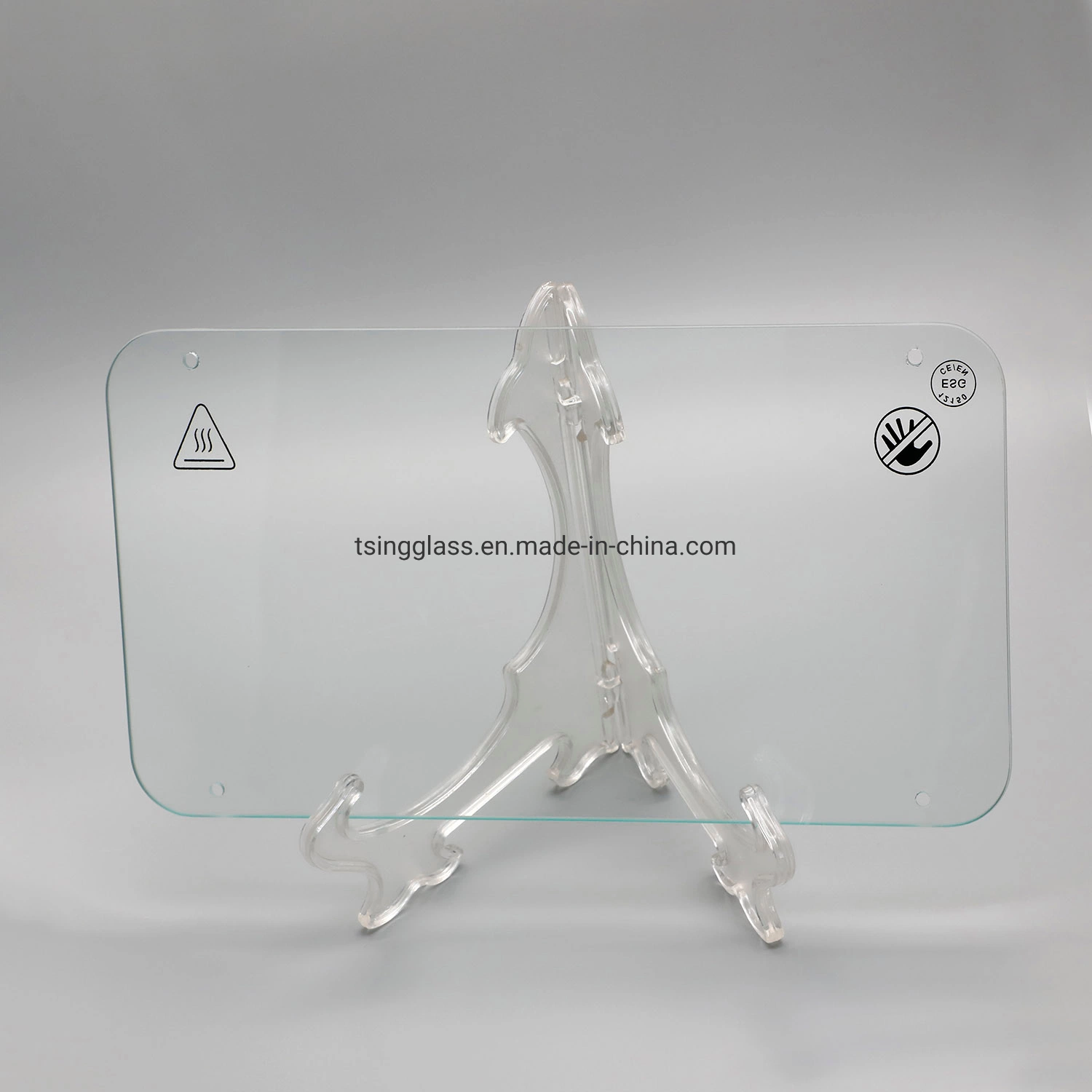 4mm 5mm 6mm Customized Shape Silk Screen Printing Tempered Weight Scale Cover Glass for Body Weight